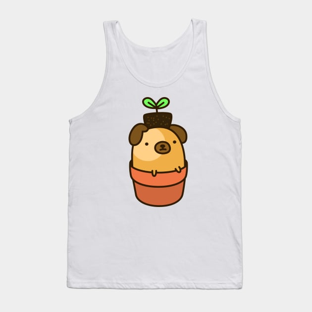 Sprout the pug Tank Top by Robot Dance Battle